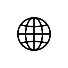 Web icon vector for web and mobile app. go to web sign and symbol. web click icon. Global search icon
