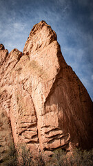 steep rock formation - Colorado