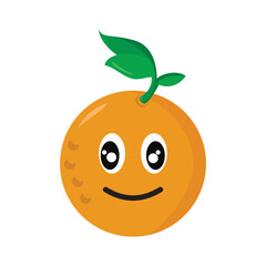 cute orange cartoon character