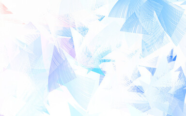 Light Blue, Yellow vector background with triangles.