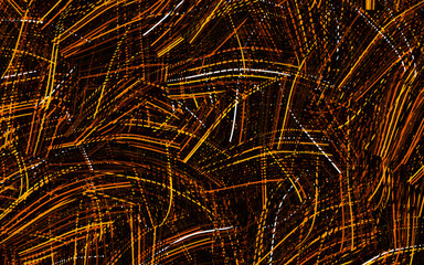 Dark Green, Yellow vector pattern with lines.