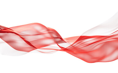 Flowing red cloth background, 3d rendering.