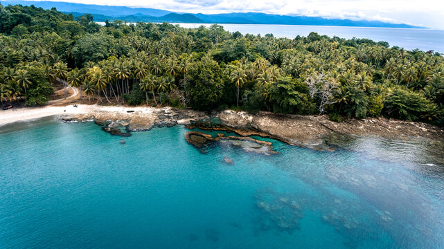 Sidey Beach, This beautiful beach is located in Manokwari, West Papua Province