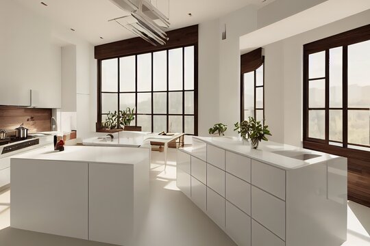 Modern White kitchen