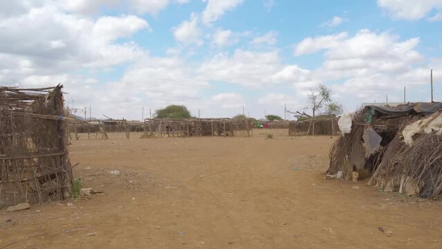 Empty dry land in Africa