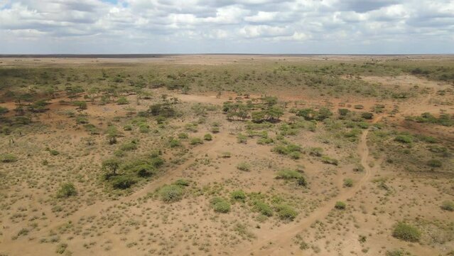 Empty dry land in Africa