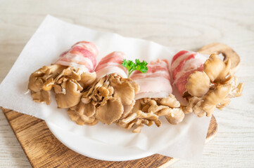 舞茸の豚バラ巻き