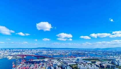大阪風景　都心全景