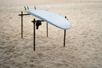 surfboards on the beach