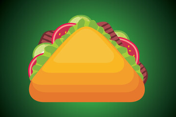 Sandwich vector. Cheese burger. Fast food. Illustration of delicious food in a fast food restaurant