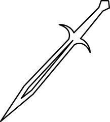 illustration of a sword