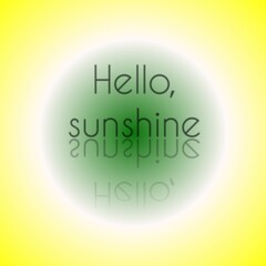 Logo and text on colorful gradient color for web or phone wallpaper, background, or theme