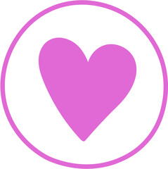 Love Heart Doodle Icon