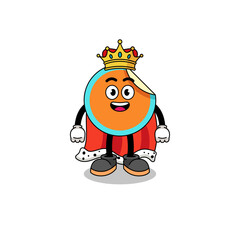 Mascot Illustration of sticker king
