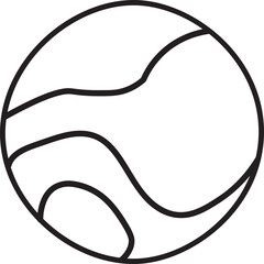 space hand drawn icon