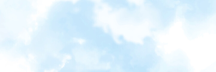 blue sky background with tiny clouds