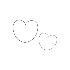 Hand drawn OktoberFest heart Outline is suitable for elements of an invitation design, celebration, social media, website design needs and others. vector illustration. eps 10
