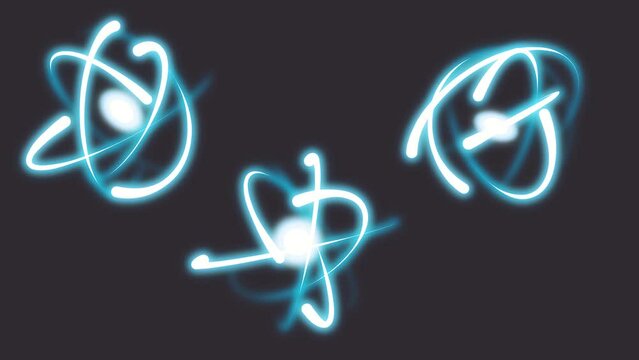 Atoms and molecules surrounding the nuclear