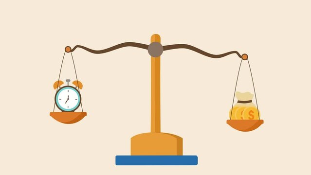 The scale between time and money