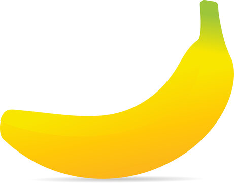 Realistic banana fruit design background image