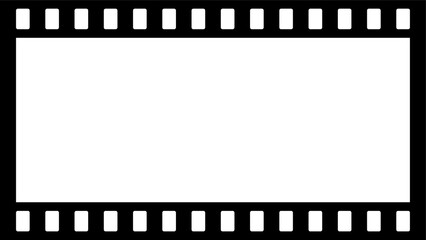 Fototapeta premium 映画フィルムの背景フレーム（動画サイズ）