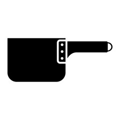 Soup pan icon with black style that is suitable for your modern business
