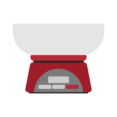 Weight scale icon with color style that is suitable for your modern business