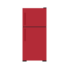 Refrigerator icon with color style that is suitable for your modern business