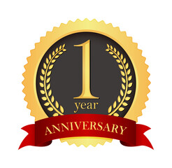 Golden anniversary medal icon | 1st anniversary (png)