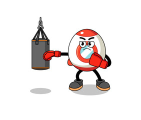 Illustration of rocket boxer