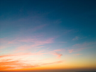 Barrie sunset orange pink and blue skies 