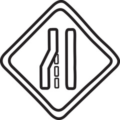 traffic sign icon