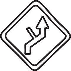 traffic sign icon