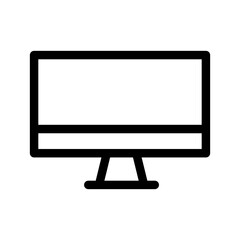 Monitor Icon Vector Symbol Design Illustration