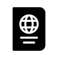 Passport Icon Vector Symbol Design Illustration