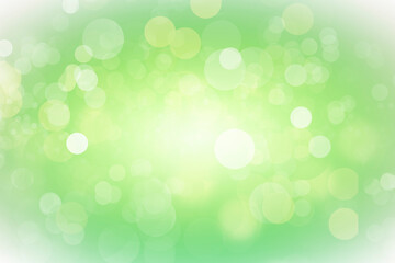 abstract bokeh background Green and white