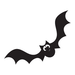black bat animal flying