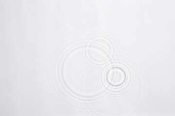Fototapeta na wymiar 白背景の波紋水紋デザイン