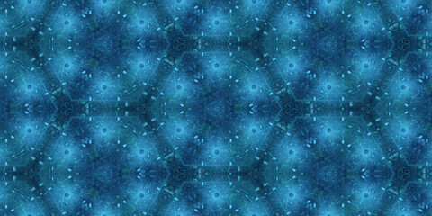 Fraktal Hintergrund Motiv für Druck und Internet in blau