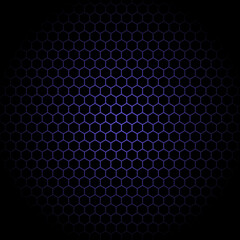 Abstract Dark hexagon geometric tile background pattern 