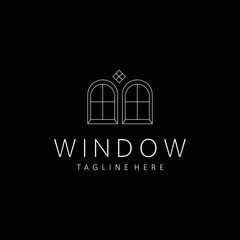 Window logo design icon tamplate