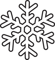 snow icon vector