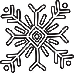 snow icon vector