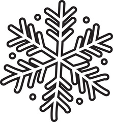 snow icon vector