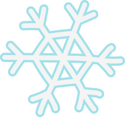 snow icon vector
