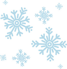 snow icon vector