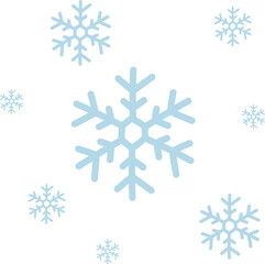 snow icon vector