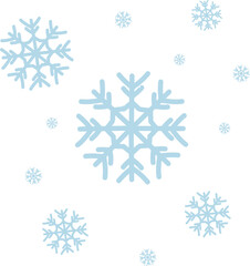 snow icon vector