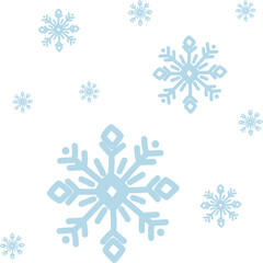 snow icon vector