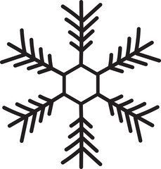 snow icon vector